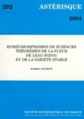 Homéomorphismes de surfaces Théorèmes de la ﬂeur de Leau-Fatou et de la variété stable