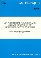 Calcul fonctionnel $H^\infty $ et fonctions carrées dans les espaces $L^p$ non commutatifs