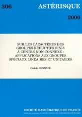 Sur les caractères des groupes réductifs finis à centre non connexe : applications aux groupes spéciaux linéaires et unitaires