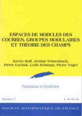 Espaces de modules des courbes, groupes modulaires et théorie des champs