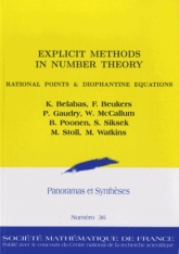 Méthodes explicites en théorie des nombres, Points rationnels et Équations diophantiennes.