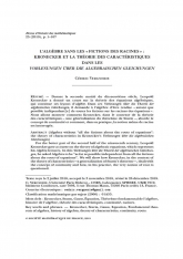 L'algèbre sans les fictions des racines : Kronecker et la théorie des caractéristiques dans les $Vorlesungen$ $\ddot{u}ber$ $die$ $algebraischen$ $Gleichungen$