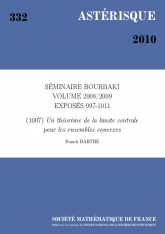 Exposé Bourbaki 1007 : Un théorème de la limite centrale  pour les ensembles convexes d'après Klartag et Fleury-Guédon-Paouris