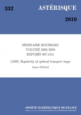 Exposé Bourbaki 1009 : Régularité du transport optimal d'après Ma-Trudinger-Wang and Loeper