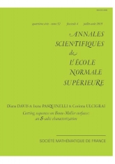 Suites de coupage sur les surfaces de Bouw-Möller: une caractérisation $\mathcal{S}$-adique