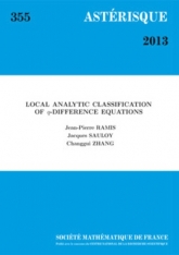 Classiﬁcation analytique locale des équations aux $q$-diﬀérences