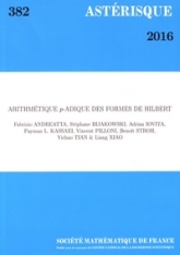 Arithmétique $p$-adique des formes de Hilbert