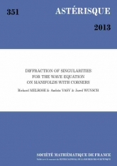 Diﬀraction des singularités de l'équation d'onde sur les variétés à coins