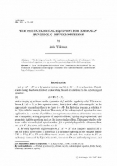 The cohomological equation for partially hyperbolic diﬀeomorphisms