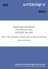 Exposé Bourbaki 1051 : La formation des trous noirs en théorie de la relativité générale d'après D. Christodoulou