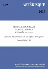 Exposé Bourbaki 1058 : Mesures stationnaires sur les espaces homogènes d'après Yves Benoist et Jean-François Quint