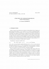 Exposé Bourbaki 1066 : L'équation de Kardar-Parisi-Zhang d'après Martin Hairer