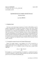 Exposé Bourbaki 1141 : Equirépartition de sommes exponentielles (travaux de Katz)