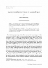 La connexité rationnelle en arithmétique