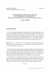 Exposé Bourbaki 981 : Géométrie des espaces de modules de courbes et de surfaces $K3$