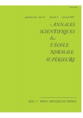 Annales scientifiques de l'ENS