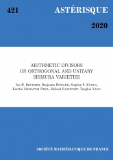 Diviseurs arithmétiques sur les variétés orthogonales et unitaires de Shimura