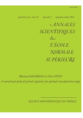 Une preuve variationnelle de la régularité partielle pour le transport optimal