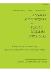 Annales scientifiques de l'ENS 
Volume 54 fasc. 1