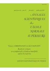 Estimations de la résolvante pour des variétés à bouts asymptotiquement cylindriques et pour la demi-droite