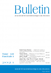 Bulletin de la SMF 149-3