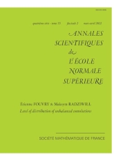 Niveau de répartition de convolutions déséquilibrées