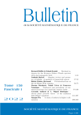 Bulletin de la SMF 150-1