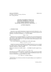 Exposé Bourbaki 1172 : Volume d'ensembles nodaux de fonctions propres du laplacien (d'après Logunov, Malinnikova, ainsi que Yau, Brüning, Donnelly-Feffermann, Hardt-Simon,...)