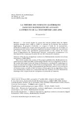 La théorie des surfaces algébriques dans les $Mathematische$ $Annalen$ à l'épreuve de la textométrie (1869-1898)