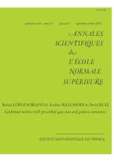 Métriques conformes avec les courbures gaussienne et géodésique prescrites