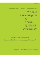 Correction à "Ensembles absolus et le théorème de décomposition"