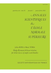 Relations bilinéaires de Hodge-Riemann pour les classes de Schur des fibrés vectoriels amples