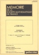 Compte-rendu de la table ronde de logique des 15 et 16 octobre 1983 à Paris.