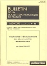 Courbures et basculements des sous-variétés riemanniennes