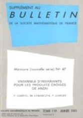 Ensemble d'invariants pour les produits croisés de Anzai