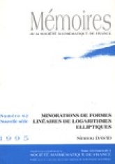 Minorations de formes linéaires de logarithmes elliptiques