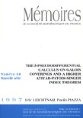 Le calcul $b$-pseudodifférentiel sur les revêtements galoisiens et un théorème de l'indice supérieur d'Atiyah–Patodi–Singer