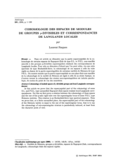 Cohomologie des espaces de modules de groupes $p$-divisibles et correspondances de Langlands locales