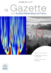 La Gazette de la Société Mathématique de France 178 (octobre 2023)