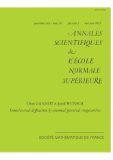 Diffraction semi-classique par les singularités conormales d'un potentiel