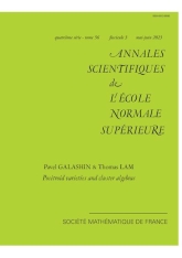 Variétés positroïdes et algèbres amassées