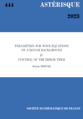 Parametrix pour l'équation des ondes sur un espace-temps peu régulier : IV. Contrôle du terme d'erreur