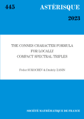 Formule du caractère de Connes pour triplets spectraux localement compacts