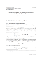 Exposé Bourbaki 1205 : Convergence ponctuelle pour l'équation de Schrödinger [d'après Xiumin Du et Ruixiang Zhang]