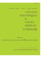 Correspondance de Springer généralisée pour les algèbres de Lie $\mathbf{Z}/m$-graduées