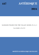 Phases sans masse du modèle de Villain pour d ≥ 3