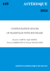 Espaces de configuration de variétés à bord