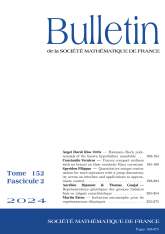 Bulletin de la SMF 152-2