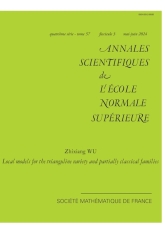 Modèles locaux pour la variété trianguline et familles partiellement classiques