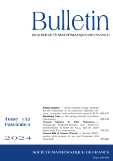 Bulletin de la SMF 152-4